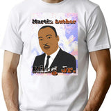 Martin Luther King Jr. Bootleg Graphic T-Shirt - White