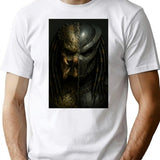 Masked Unmasked Predator T-Shirt for Men & Women, T-Shirts Graphic Tee - White