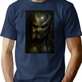 Masked Unmasked Predator T-Shirt for Men & Women, T-Shirts Graphic Tee - Navy