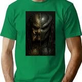 Masked Unmasked Predator T-Shirt for Men & Women, T-Shirts Graphic Tee - Green