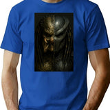 Masked Unmasked Predator T-Shirt for Men & Women, T-Shirts Graphic Tee - Blue