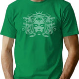 Medusa T-Shirt for Men & Women, T-Shirts Graphic Tee - Green