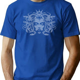 Medusa T-Shirt for Men & Women, T-Shirts Graphic Tee - Blue