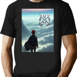 Meet The Stormcaller - Bootleg Makoto Shinkai Movie Fake Anime Poster Bootleg Graphic T-Shirt - Black