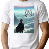 Meet The Stormcaller - Bootleg Makoto Shinkai Movie Fake Anime Poster Bootleg Graphic T-Shirt - White