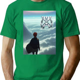 Meet The Stormcaller - Bootleg Makoto Shinkai Movie Fake Anime Poster Bootleg Graphic T-Shirt - Green
