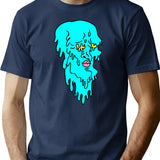 Melty Boi Bootleg Graphic T-Shirt - Navy