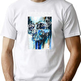 Memento Mori Skull T-Shirt for Men & Women, T-Shirts Graphic Tee - White
