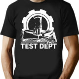 Men Women Test Dept 2 T-Shirt for Men & Women, T-Shirts Graphic Tee - Black
