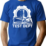 Men Women Test Dept 2 T-Shirt for Men & Women, T-Shirts Graphic Tee - Blue