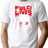 Mens My Favorite Fulci Lives T-Shirt for Men & Women, T-Shirts Graphic Tee - White