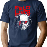 Mens My Favorite Fulci Lives T-Shirt for Men & Women, T-Shirts Graphic Tee - Navy