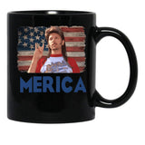 Merica Black Coffee Mug - Black