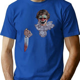 Michael Myers T-Shirt for Men & Women, T-Shirts Graphic Tee - Blue