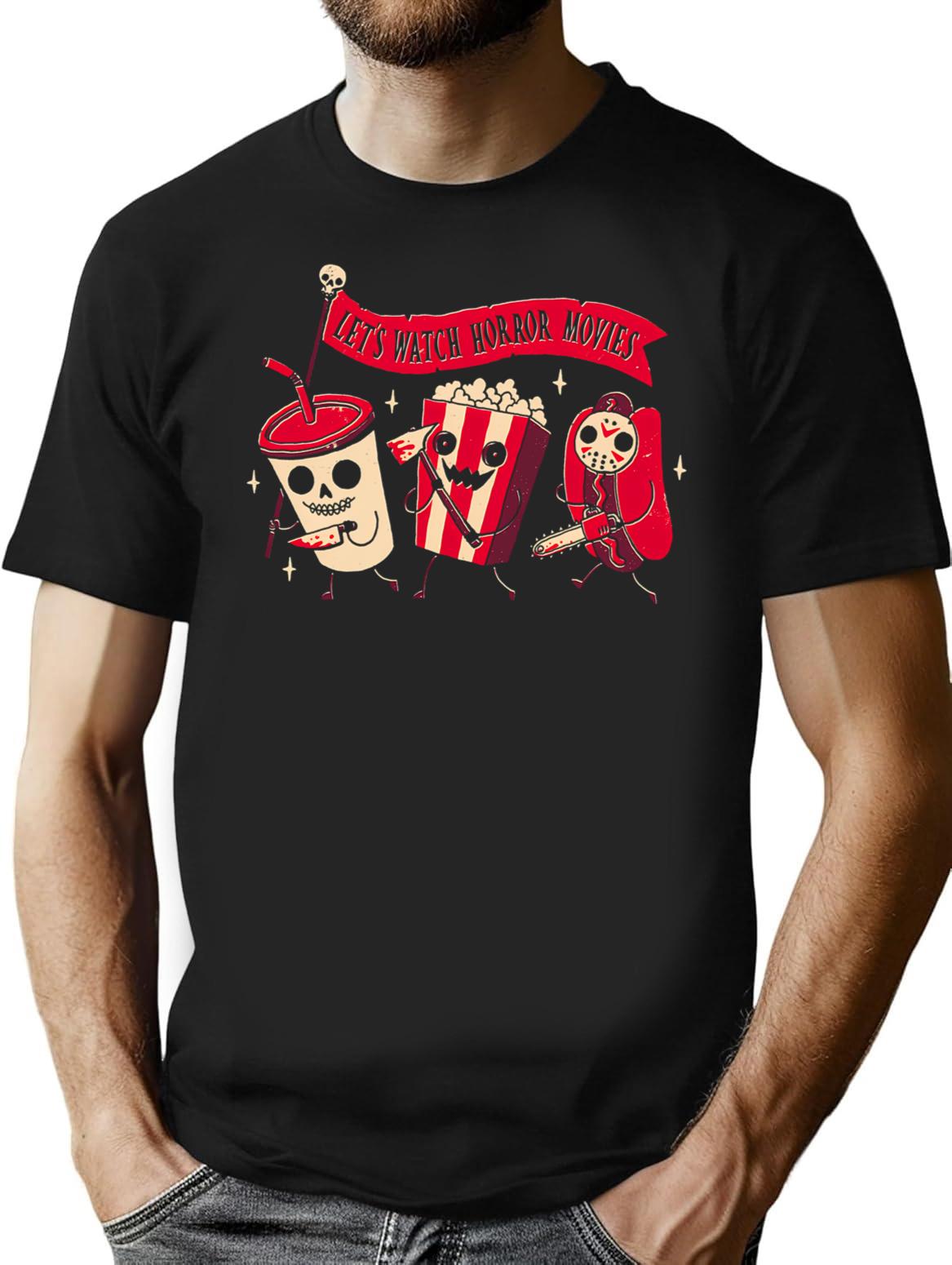Midnight Movie T-Shirt for Men & Women, T-Shirts Graphic Tee - Black