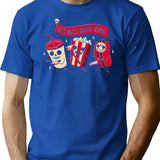 Midnight Movie T-Shirt for Men & Women, T-Shirts Graphic Tee - Blue