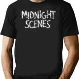 Midnight Scenes T-Shirt for Men & Women, T-Shirts Graphic Tee - Black