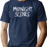 Midnight Scenes T-Shirt for Men & Women, T-Shirts Graphic Tee - Navy