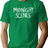 Midnight Scenes T-Shirt for Men & Women, T-Shirts Graphic Tee - Green