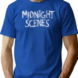 Midnight Scenes T-Shirt for Men & Women, T-Shirts Graphic Tee - Blue