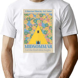 Midsommar Poster Throw Blanket Metal Print Tapestry T-Shirt for Men & Women, T-Shirts Graphic Tee - White