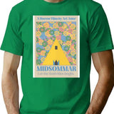 Midsommar Poster Throw Blanket Metal Print Tapestry T-Shirt for Men & Women, T-Shirts Graphic Tee - Green