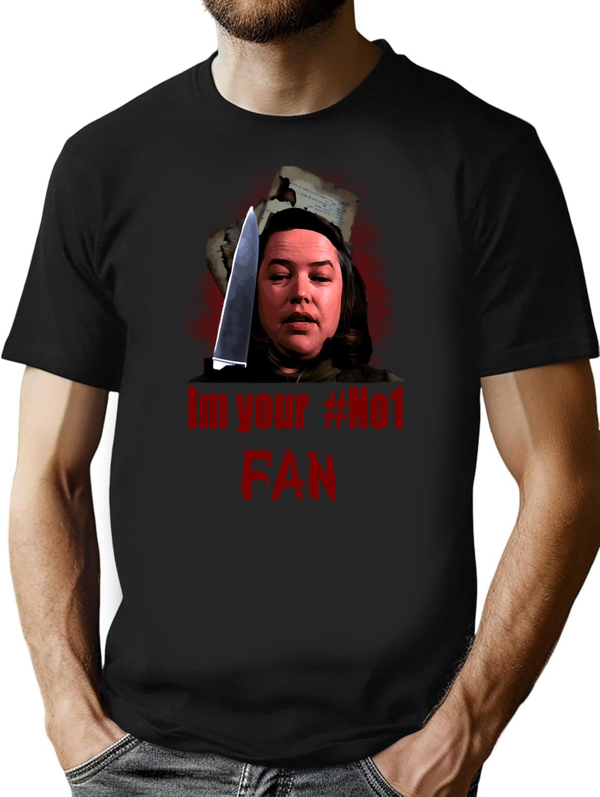 Misery T-Shirt for Men & Women, T-Shirts Graphic Tee - Black