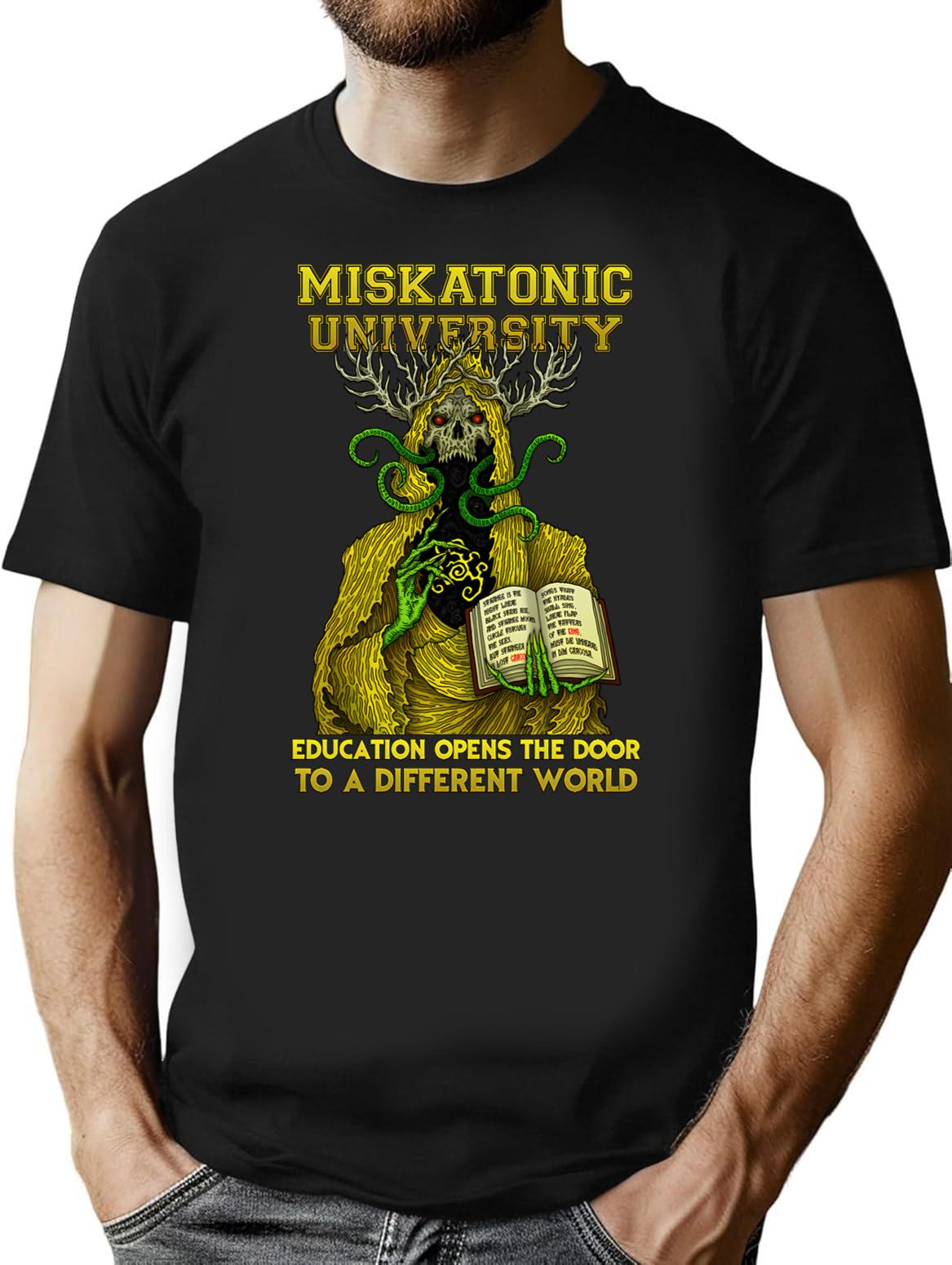 Miskatonic Hastur - Azhmodai 2020 T-Shirt for Men & Women, T-Shirts Graphic Tee - Black