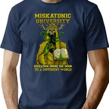 Miskatonic Hastur - Azhmodai 2020 T-Shirt for Men & Women, T-Shirts Graphic Tee - Navy