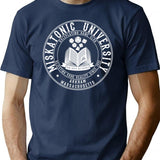 Miskatonic University Roleplaying Club T-Shirt for Men & Women, T-Shirts Graphic Tee - Navy