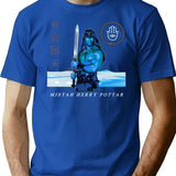 Mistah Herry Pottar Bootleg Graphic T-Shirt - Blue