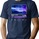 Mobb Playlist Bootleg Graphic T-Shirt - Navy