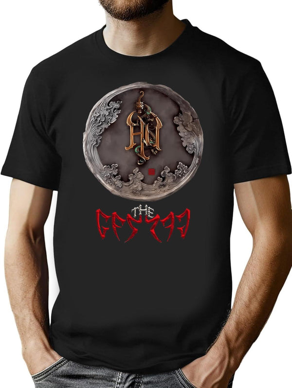 Mongolian Rock Band T-Shirt for Men & Women, T-Shirts Graphic Tee - Black
