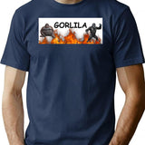 Monke Bootleg Graphic T-Shirt - Navy