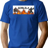 Monke Bootleg Graphic T-Shirt - Blue
