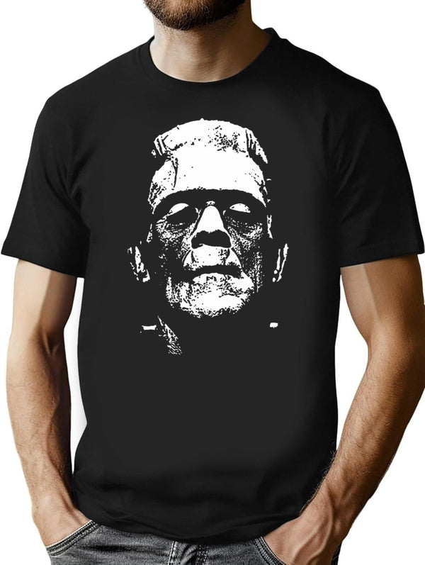 Monster (White) T-Shirt for Men & Women, T-Shirts Graphic Tee - Black