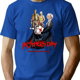 Mother'S Day Horror Movie T-Shirt for Men & Women, T-Shirts Graphic Tee - Blue