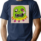 Mutant Mutt Bootleg Graphic T-Shirt - Navy