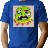 Mutant Mutt Bootleg Graphic T-Shirt - Blue
