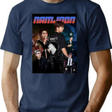 Namjoon Bootleg Bootleg Graphic T-Shirt - Navy