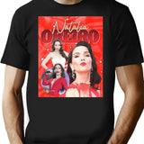 Natalia Oreiro Bootleg Bootleg Graphic T-Shirt - Black