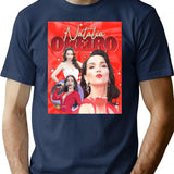 Natalia Oreiro Bootleg Bootleg Graphic T-Shirt - Navy