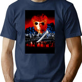 New York New Problem Bootleg Graphic T-Shirt - Navy