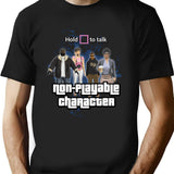 Non - Playable Character Bootleg Bootleg Graphic T-Shirt - Black