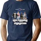 Non - Playable Character Bootleg Bootleg Graphic T-Shirt - Navy