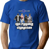 Non - Playable Character Bootleg Bootleg Graphic T-Shirt - Blue