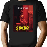 Oh Yeaaaa Bootleg Graphic T-Shirt - Black