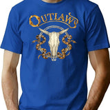 Outlaws Band Classic T-Shirt for Men & Women, T-Shirts Graphic Tee - Blue