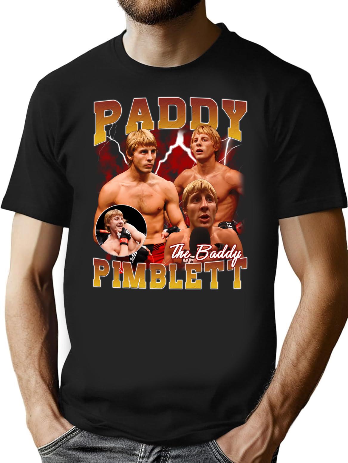 Paddy The Baddy Bootleg Graphic T-Shirt - Black