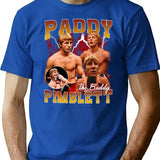 Paddy The Baddy Bootleg Graphic T-Shirt - Blue